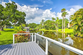 Waterfront N Fort Myers Boat Dock, Fire Pit!